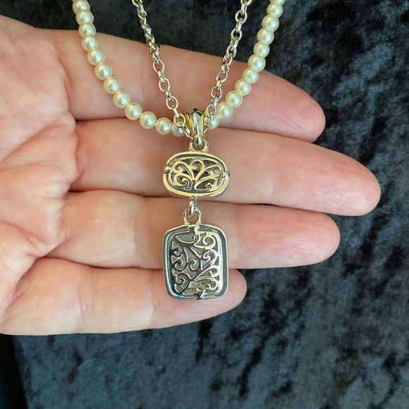 NWT Womens Cookie Lee Genuine MOP Necklace & Earrings - Picture 3 of 14